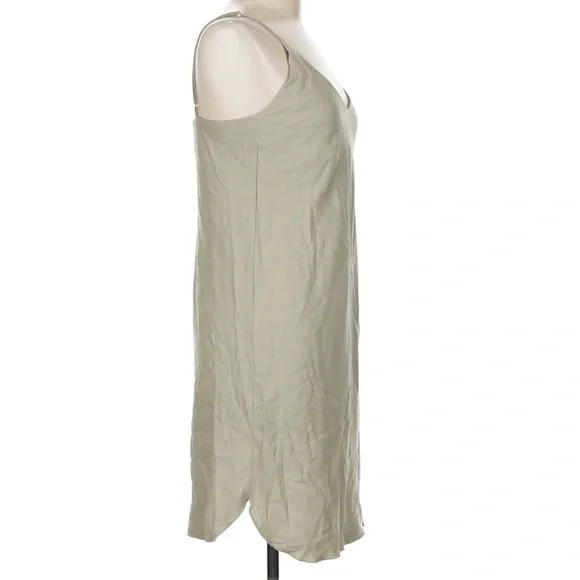 Ozma of California 100% Raw Silk Slip Dress Natural Elevated Basic Boho - Picture 3 of 7